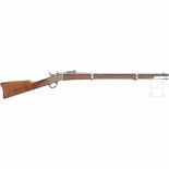 Rifle Remington-Rider M 1867Kal. .50 RF, Nr. 9535, Sechsfach gezogener blanker Lauf, Länge ca.
