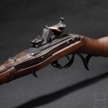 Hall Breech-Loading Flintlock RifleGezogener Lauf mit minimal matter Seele im Kaliber .52 mit