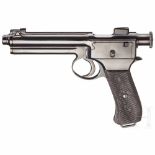 Roth-Steyr Mod. 07, BudapestKal. 8 mm Steyr, Nr. 32015, Lauf rau. Zehnschüssig. Beschuss "Wn-Dpla