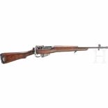 Enfield No. 5 MK I, "Jungle Carbine"Kal. .303 brit., Nr. BD1738, Nummerngleich. Blanker Lauf mit