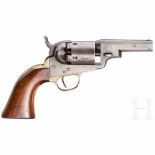 Colt Mod. 1849 PocketKal. .31 Perk., Nr. 140082, Nummerngleich. Fast blanker Oktagonallauf mit gutem