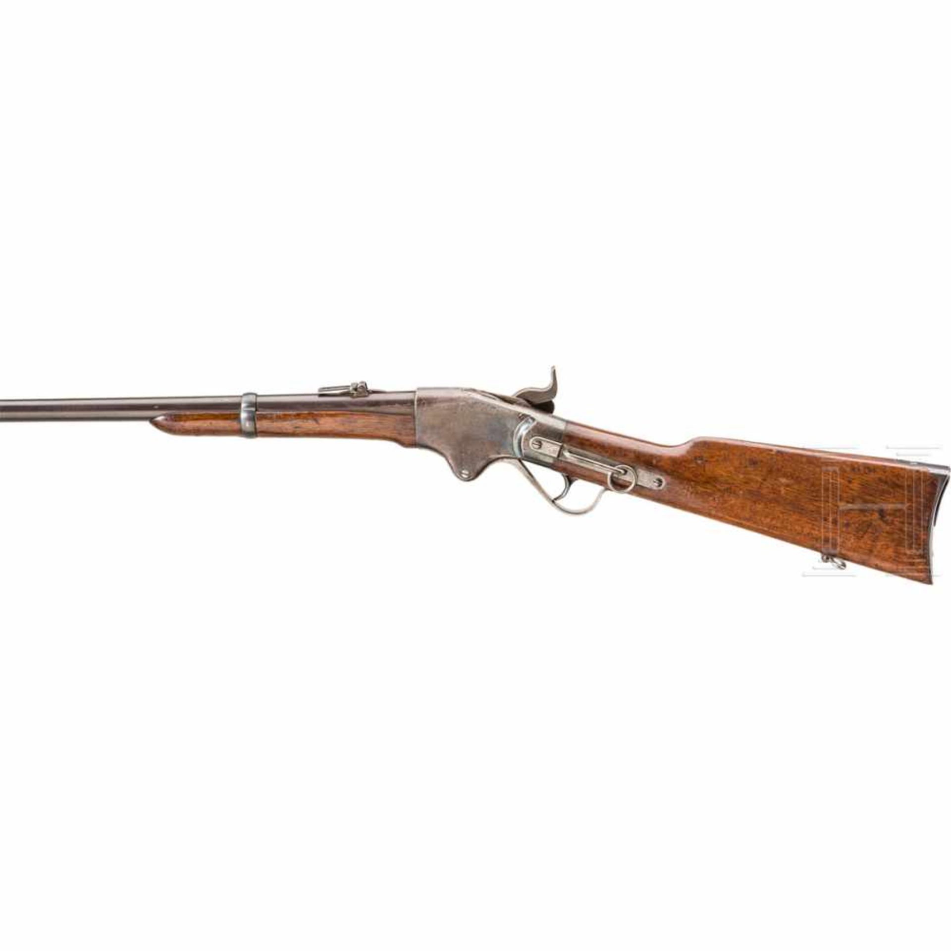 Spencer Carbine Mod. 1860, "Civil War Model"Kal. .52 RF, Nr. 29489, Sechsfach gezogener, leicht - Bild 2 aus 2