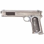 Colt Mod. 1902 (Military) Automatic PistolKal. .38 rimless, Nr. 13680, Lauf schwach matt, Länge