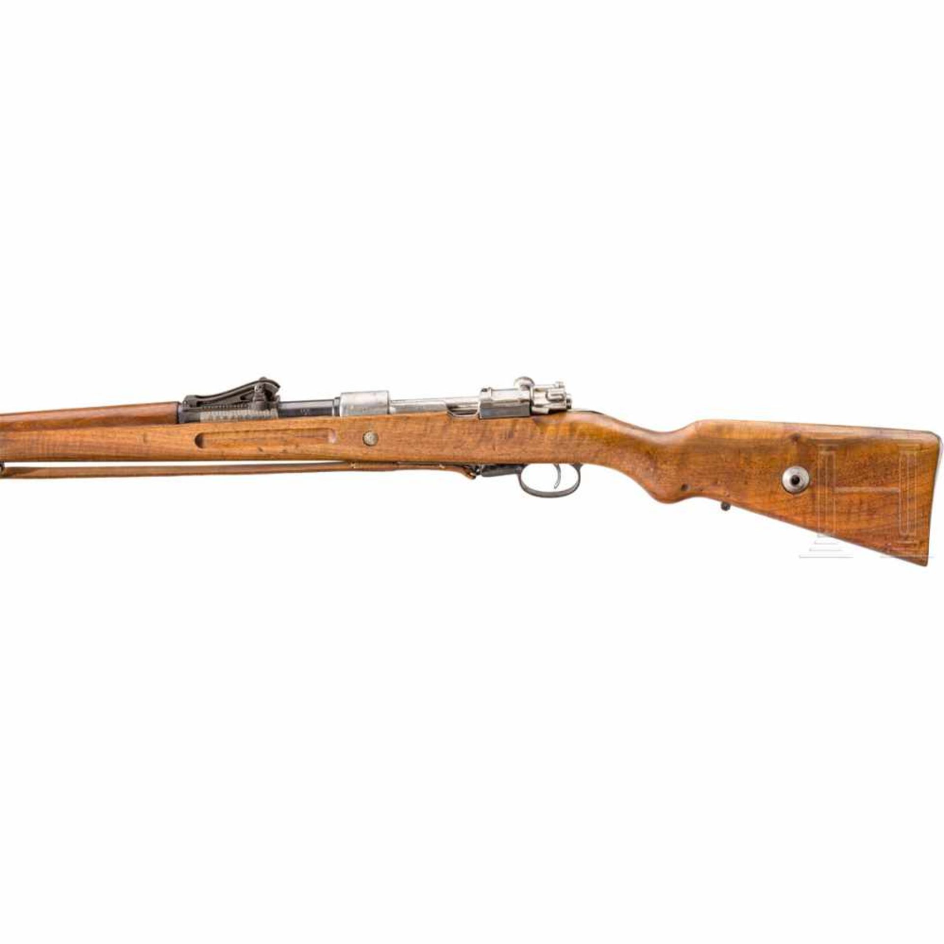 Gewehr 98, Amberg 1917Kal. 8x57 IS, Nr. 1231s, Nummerngleich inkl. Schrauben. Spiegelblanker Lauf. - Bild 2 aus 2