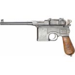 Mauser Mod. 1930Kal. 7,63 Mauser, Nr. 916460, Nummerngleich. Fast blanker Lauf, Länge 130 mm.
