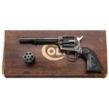 Colt Single Action Army 1873, "Peacemaker .22", mit Wechseltrommel, postwarKal. .22 l.r. / .22 Mag.,