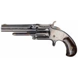 Smith & Wesson Mod. One-And-A-Half New Model (2nd Issue)Kal. .32 RF long, Nr. 109528, Fünffach