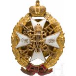 Abzeichen des 141. Moschaysky Infanterieregiments, Russland, um 1910Bronze, teils emailliert und
