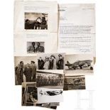 Flugkapitän Friedrich (Fritz) Wendel - Fotos vom Besuch Hermann Görings, Foto einer Me