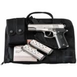 Colt Double Eagle, First Edition, Stainless, mit Tragetasche, im KartonKal. .45 ACP, Nr. DA00483,