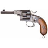 Reichsrevolver Mod. 1879Kal. 10,6 mm, Nr. 8427, Nummerngleich inkl. Schrauben bis auf