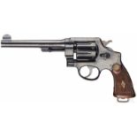 Smith & Wesson .44 Hand Ejector 1st Model (Model of 1908)Kal. .455 Mark II, Nr. 8106, Nummerngleich.