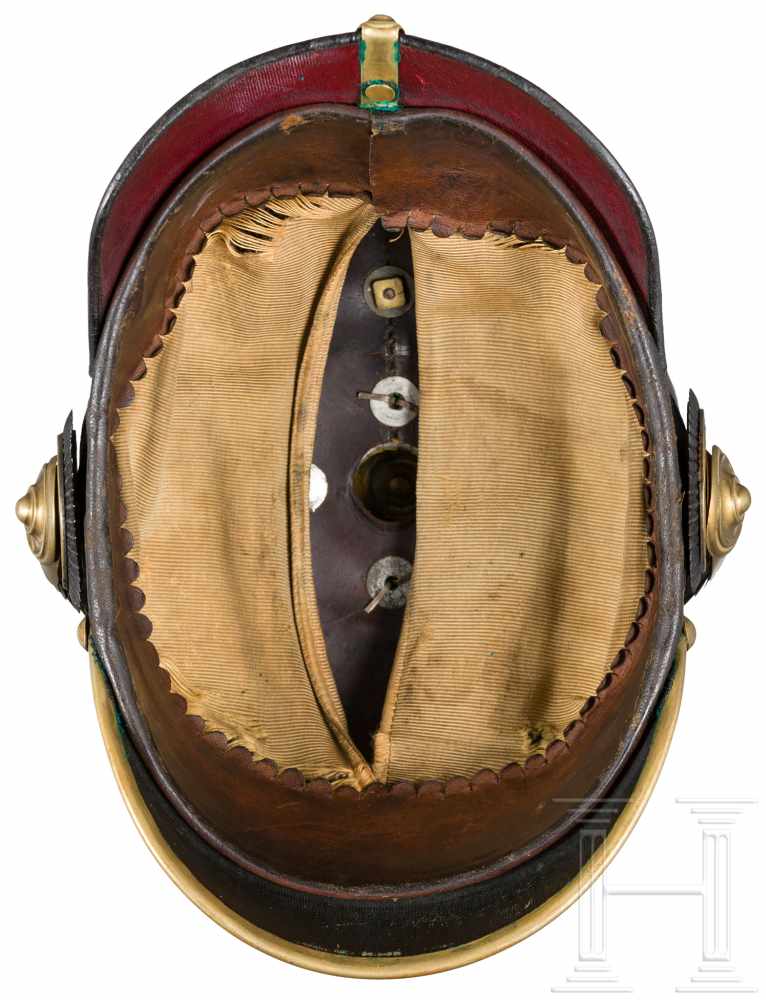 Helm für Offiziere im Feldartillerieregiment von Scharnhorst (1. Hannoversches) Nr. 10, um - Image 4 of 4