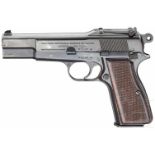 FN GP (Grand Puissance) Mod. 35, mit Tasche und AnschlagbrettKal. 9 mm Luger, Nr. 38857,