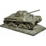 Modell Kampfpanzer 40M Turán Ungarn bzw. Skoda Pz.Kpfw. 35(t)Bronze, der Turm und die Kanone