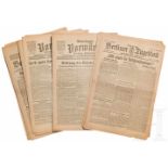 15 Berliner Tageszeitungen Nov. 1918 - Jan. 1919Hilfe gegen Bolschewistenarmee, Die Rechnung an