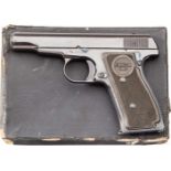 Remington Mod. 51, 3. Ausführung, im KartonKal. .380 ACP, Nr. PA 44099, Fast blanker Lauf, Länge