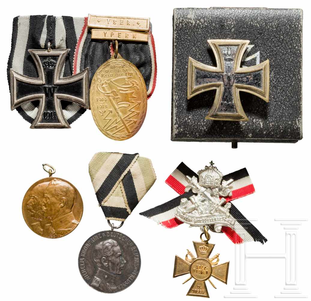 Auszeichnungen für Offiziere des Kaiser Franz Garde-Grenadier-Regiments Nr. 2Eisernes Kreuz 1.