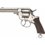 Webley R.I.C. No. 1, vernickelt, 1867Kal. .500 Blackpowder, Nr. 16699, Blanker, siebenfach gezogener