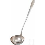 Adolf Hitler - a Ladle from his Personal Silver ServiceEngraved "F.B." on handle, indicating