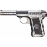 Savage Mod. 1915 Hammerless Grip Safety ModelKal. .380 ACP, Nr. 12616B, Fast blanker Lauf, Länge 108