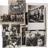 35 Fotos von Mussolini und hochrangigen Funktionären, 1. Hälfte 20. Jhdt.Zeitgenössische