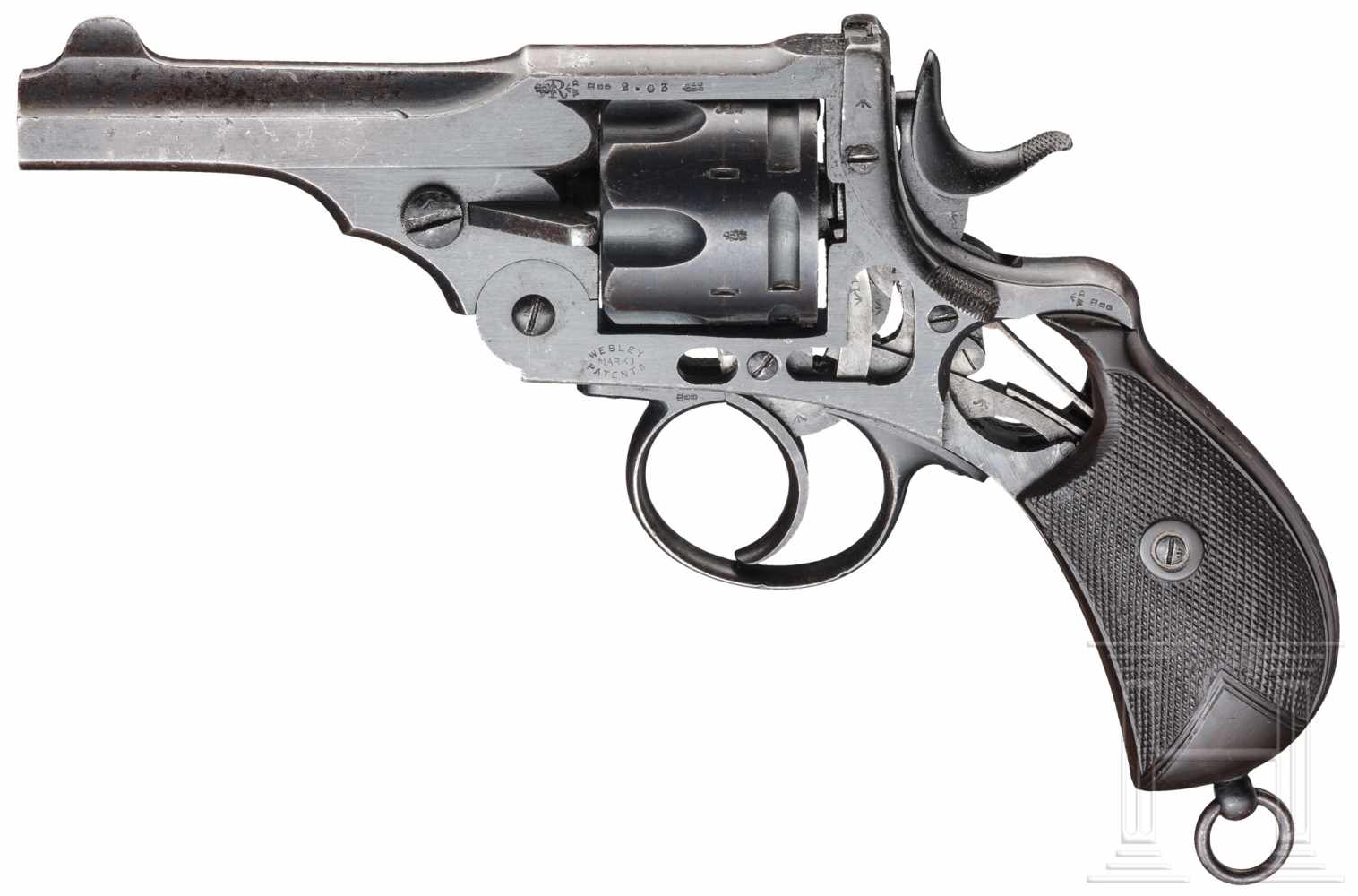 Webley Mark I Service Revolver, Instruktions- und SchnittmodellKal. .455, Nr. 26141,