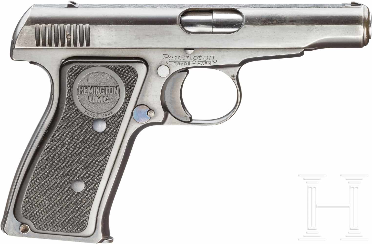 Remington Mod. 51, 2. AusführungKal. .380 ACP, Nr. PA 26488, Blanker Lauf, Länge 88 mm. - Image 2 of 2