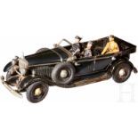 A Tipp & Co. "Wagen des Führer's" with two Political Figures and HitlerTipp & Co./Elastolin, 7 cm-