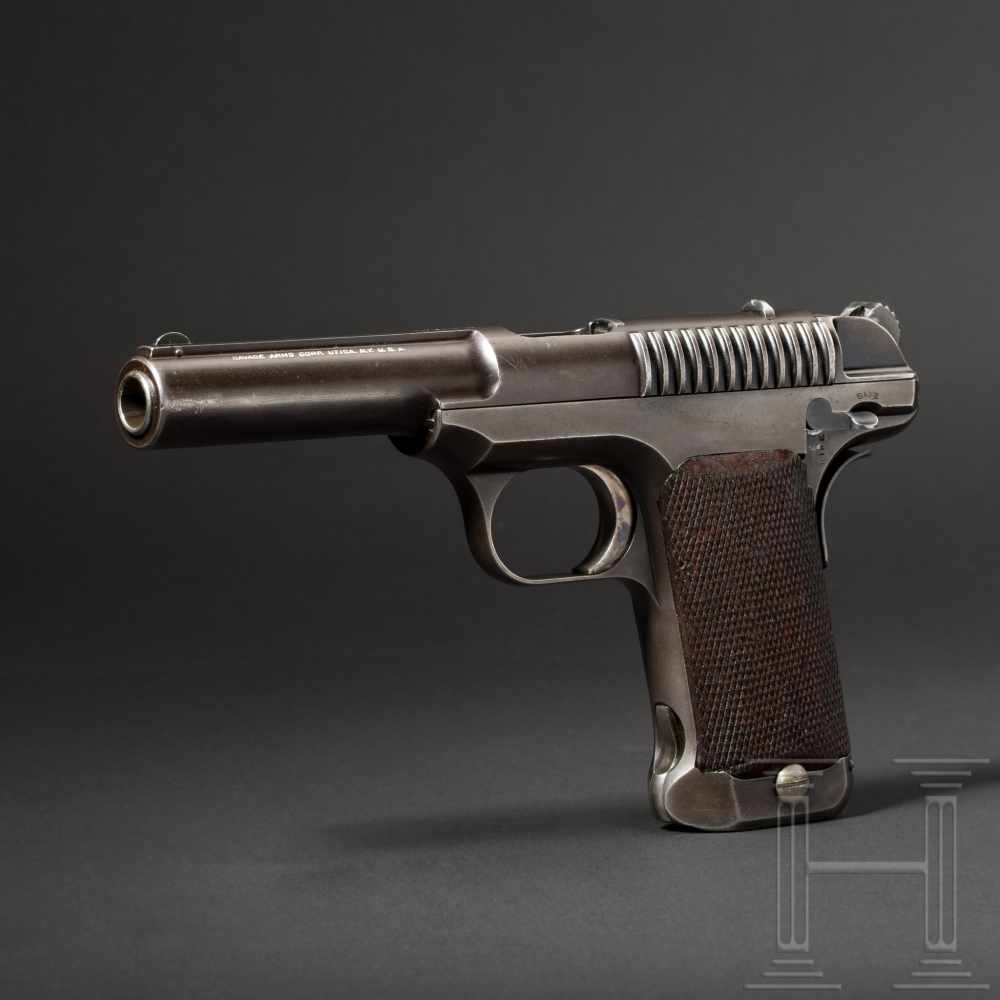 Savage Mod. 1907/1910 Military Test Trial PistolKal. .45 ACP, Nr. 88, Nummerngleich bis auf Kimme