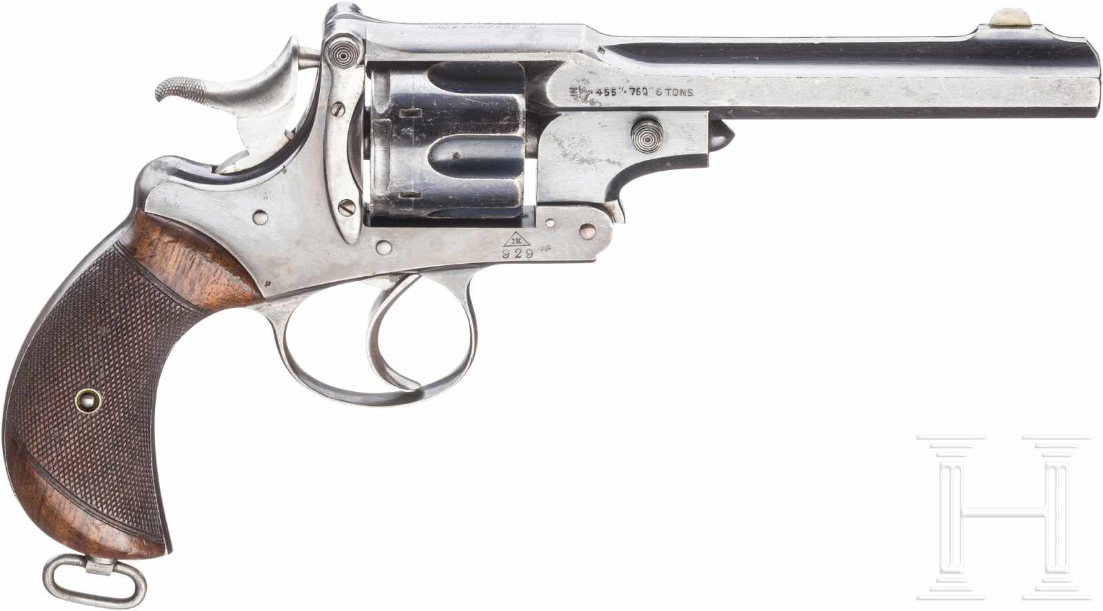 Webley-Kaufmann Improved Government Revolver, 2nd PatternKal. .455 Webley, Nr. MK 929, - Image 2 of 2