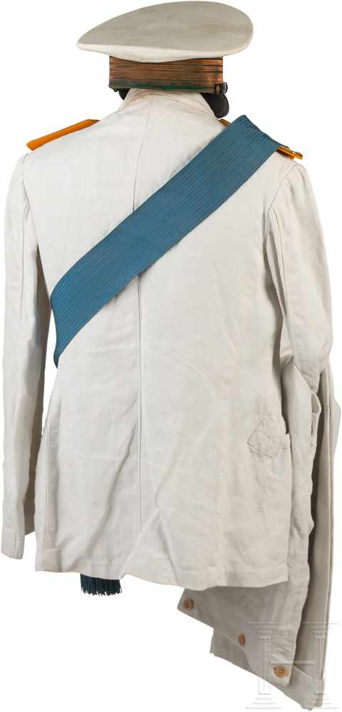 Sommeruniform für Offiziere der "Guardia alla Frontiera" (GAF), um 1940Schirmmütze mit Deckel aus - Image 2 of 2