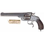 Smith & Wesson New Mod. No. 3, MarineKal. .44 Russian, Nr. 9415, Nummerngleich. Blanker Lauf,