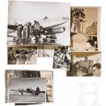 Flugkapitän Friedrich (Fritz) Wendel - zwei Fotos einer Me 262 und einige weitere FotosZwei