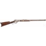 Marlin 1894Kal. .44-40WCF, Nr. 126388, Beschuss 2019, Lauf etwas rau, Länge ca. 60 cm. Hersteller