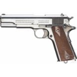 Colt Mod. 1911, mit Holster, Schulterholster und DoppelmagazintascheKal. .45 ACP, Nr. C 26736,