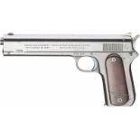 Colt Mod. 1900 Automatic Pistole, Navy-Contract, 1. Waffe eines PärchensKal. .38 ACP, Nr. 1166,