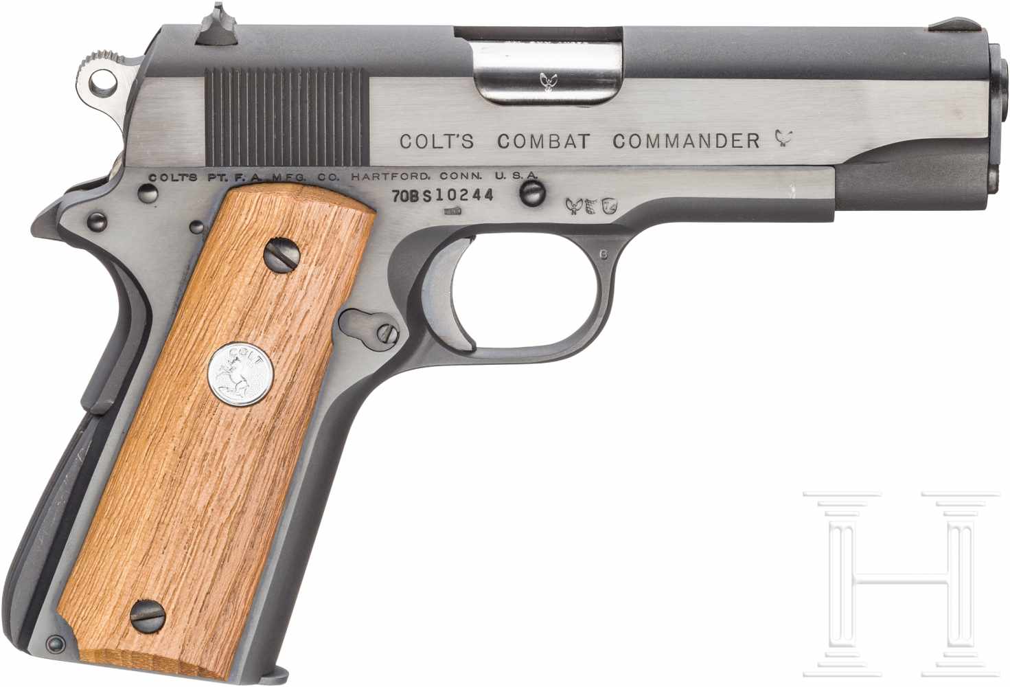 Colt Combat Commander, im KartonKal. 9 mm Luger, Nr. 70BS10244, Blanker Lauf, Länge 4-1/4". - Image 2 of 2