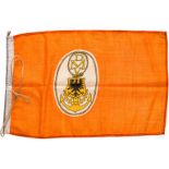 Fahne des Deutschen Marineingenieur Vereines (DMV)Beidseitig orangefarben bedrucktes Fahnenleinen