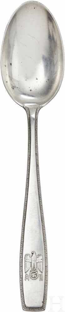 Adolf Hitler - a Spoon from his Personal Silver ServiceSo called "formal pattern" with raised