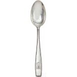 Adolf Hitler - a Spoon from his Personal Silver ServiceSo called "formal pattern" with raised