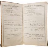 Rapportbuch des Kriegsgefangenenlagers Grödig vom 7.7. bis 22.11.1915Großformatiges Buch mit