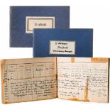 Jagdflieger Erich Braitsch - drei FlugbücherFlugbücher mit Unterbrechungen geführt vom November 1937