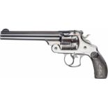 Revolver Smith & Wesson "New Model"Kal. .44-40 WCF, Nr. 13324, Nummerngleich. Spiegelblanker Lauf.