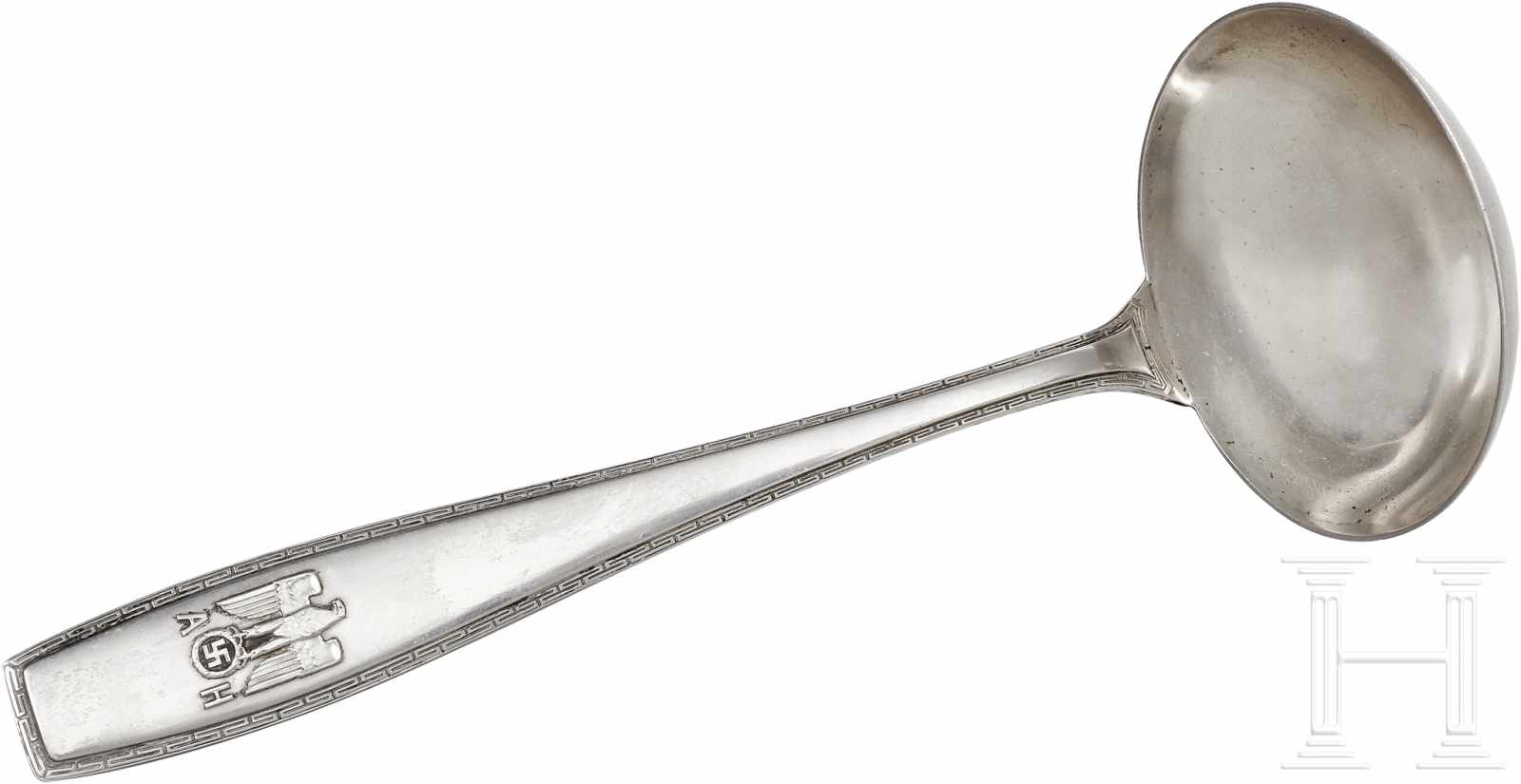 Adolf Hitler - a Ladle from his Personal Silver ServiceSo called "formal pattern" with raised