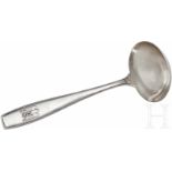 Adolf Hitler - a Ladle from his Personal Silver ServiceSo called "formal pattern" with raised