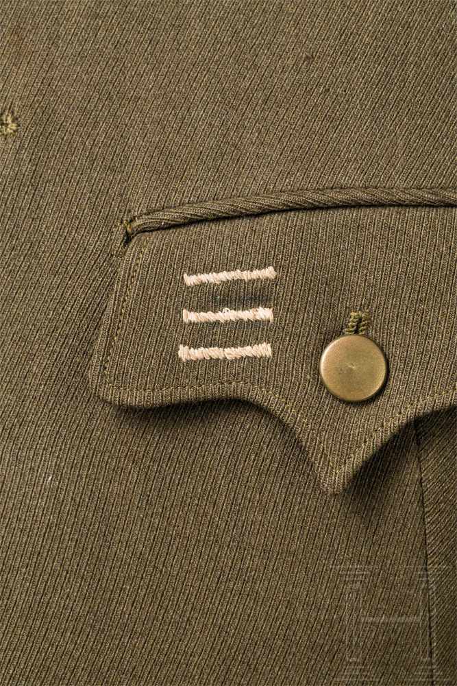 Uniform eines Generalmajors der Kaiserlich Japanischen Armee, 2. WeltkriegFeldmütze aus olivfarbenem - Image 3 of 5