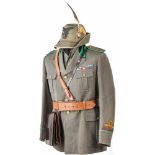 Major Lorenzo Salvoré - feldgraue Uniform der Alpini Gemona, datiert 1934Alpini-Hut für Offiziere