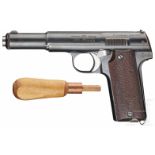 Astra Mod. 600/43, LuftwaffeKal. 9 mm Luger, Nr. 43916, Nummerngleich. Blanker Lauf. Achtschüssig.