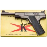 Kimball - Target Modell, im KartonKal. .30 Carbine, Nr. 123, Blanker Lauf, Länge 5". Siebenschüssig.